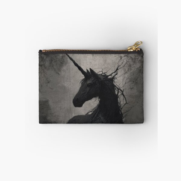 Item preview, Dark Unicorn Shadow, Gothic Fantasy Creature, Mystical Black Horse, Moody Mythical Art designed and sold by CosmicAnomaly.