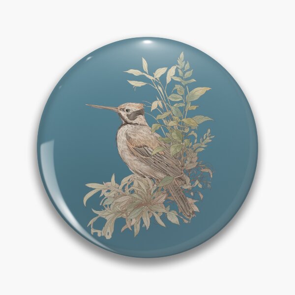 Item preview, A dreamy bird with a large beak on its branch designed and sold by Art70shop.