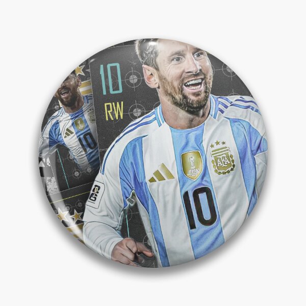 Item preview, Lionel Messi Argentina "Maestro" Trading Card Cinematic Poster designed and sold by Shopunte.