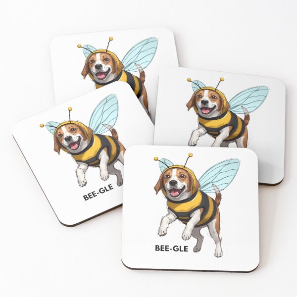 Item preview, Bee-gle Beagle in Bee Costume designed and sold by andersonarchive.