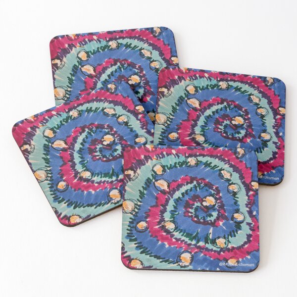 Item preview, Tye-dye Space Rock Spiral  designed and sold by DancingCreek.