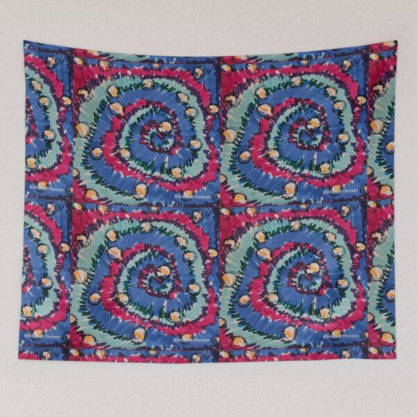 Item preview, Tye-dye Space Rock Spiral  designed and sold by DancingCreek.