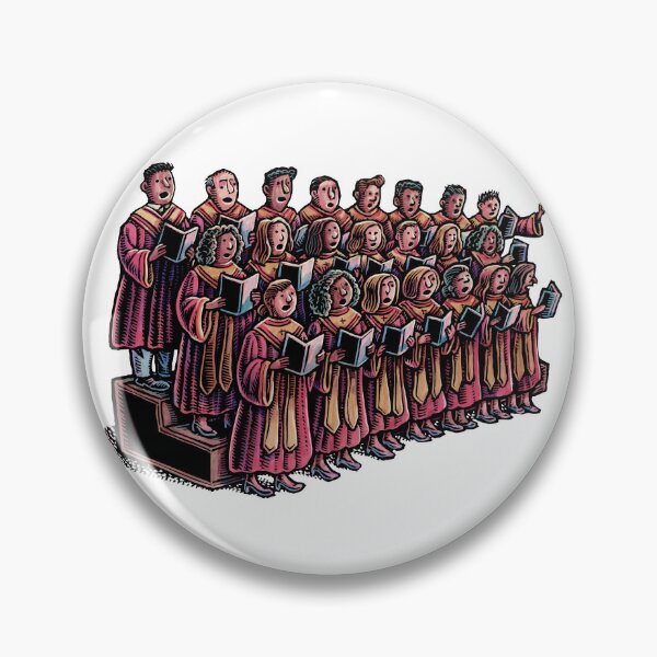 Item preview, choir of church singers in red robes designed and sold by LisaHaney.
