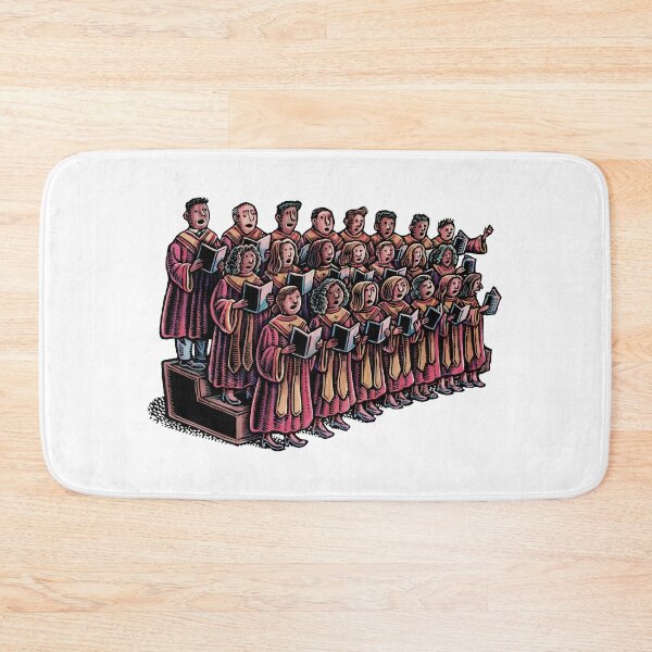 Item preview, choir of church singers in red robes designed and sold by LisaHaney.