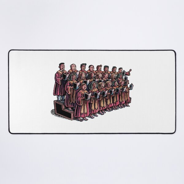 Item preview, choir of church singers in red robes designed and sold by LisaHaney.
