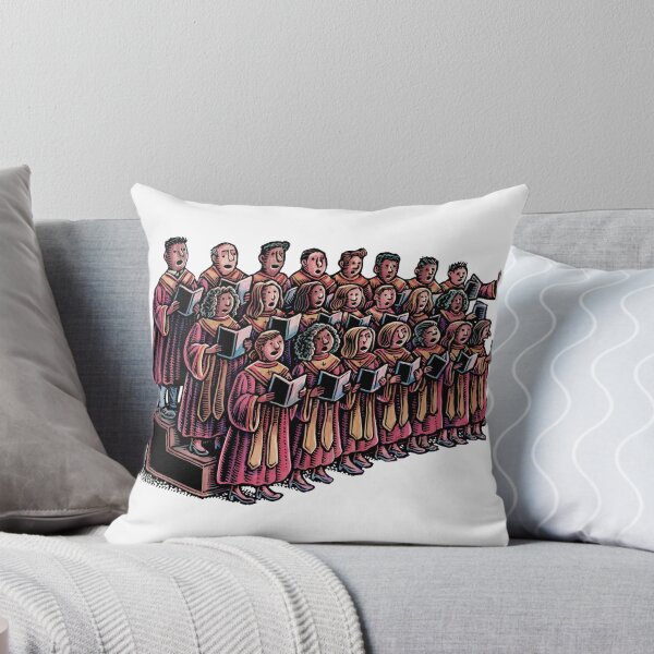 Item preview, choir of church singers in red robes designed and sold by LisaHaney.