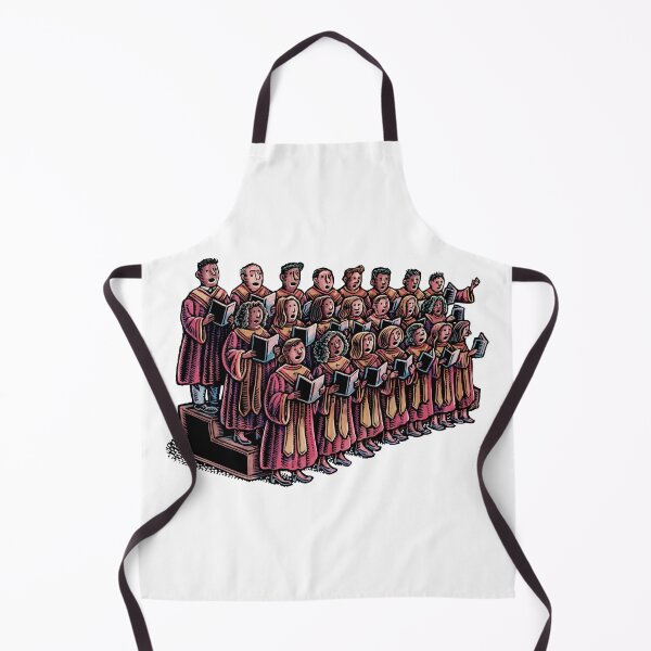 Item preview, choir of church singers in red robes designed and sold by LisaHaney.