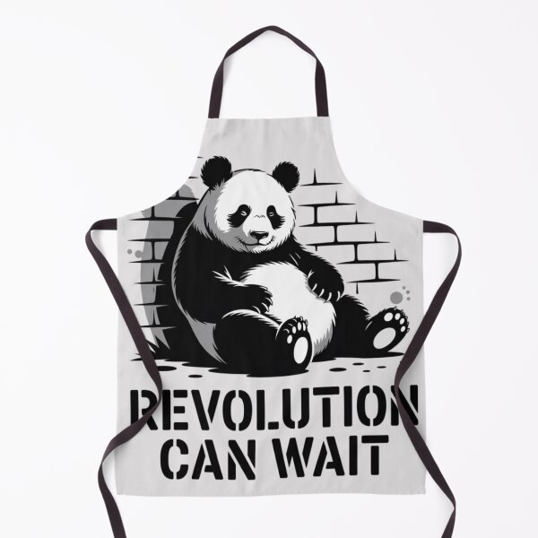 Item preview, LAZY PANDA - REVOLUTION CAN WAIT designed and sold by 123ks.