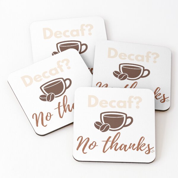 Item preview, Decaf No Thanks Shirt – Funny Coffee Lover Gift, Caffeine Humor Tee, Anti Decaf Coffee Design designed and sold by vaastore.