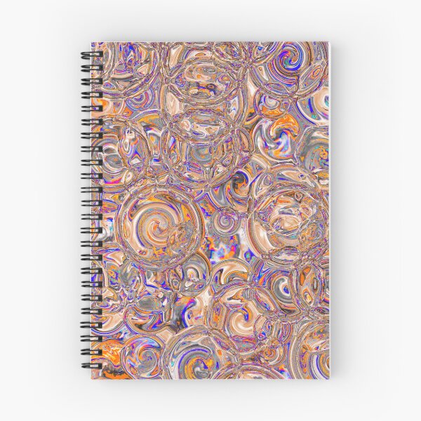 Item preview, Orange & Peach Hydrangea Fractal Circles designed and sold by SXW Designs.