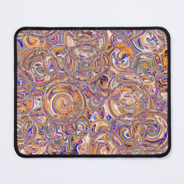 Item preview, Orange & Peach Hydrangea Fractal Circles designed and sold by SXW Designs.