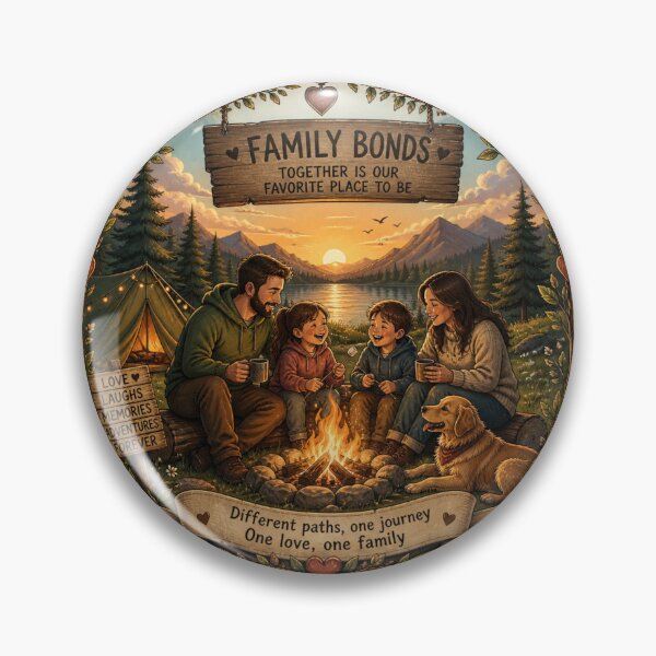 Item preview, Family Bonds Campfire Gift designed and sold by InkNovaLab.