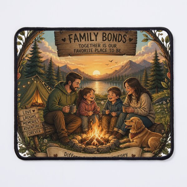 Item preview, Family Bonds Campfire Gift designed and sold by InkNovaLab.