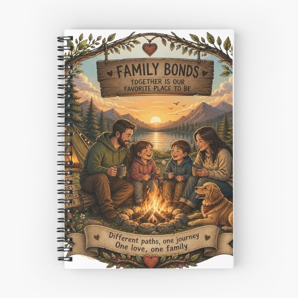 Item preview, Family Bonds Campfire Gift designed and sold by InkNovaLab.