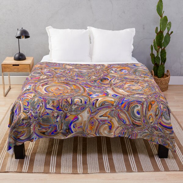 Item preview, Orange & Peach Hydrangea Fractal Circles designed and sold by SXW Designs.