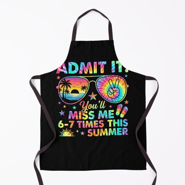 Item preview, Admit It. You'll Miss Me 6-7 Times This Summer Funny Teacher Student Vacation designed and sold by FormalDehyena.