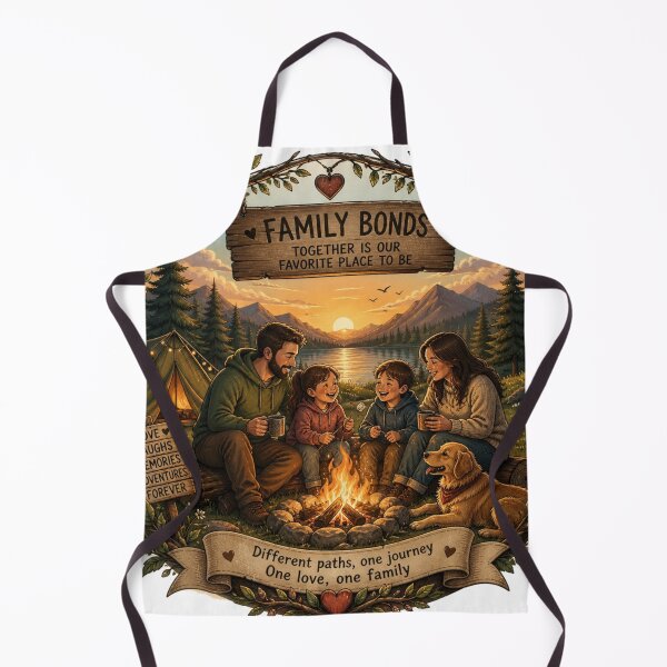 Item preview, Family Bonds Campfire Gift designed and sold by InkNovaLab.