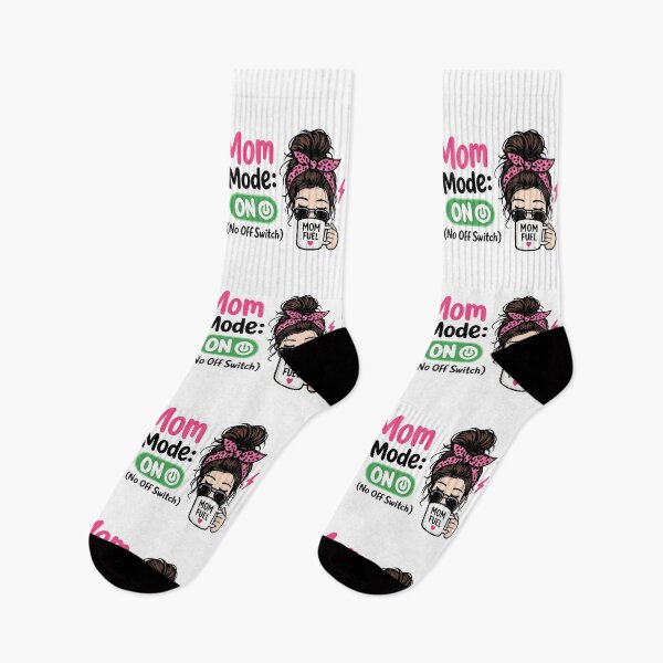 Item preview, 'Mom Mode ON – No Off Switch' funny Mom Quote Mother’s Day Sticker designed and sold by Olivra.