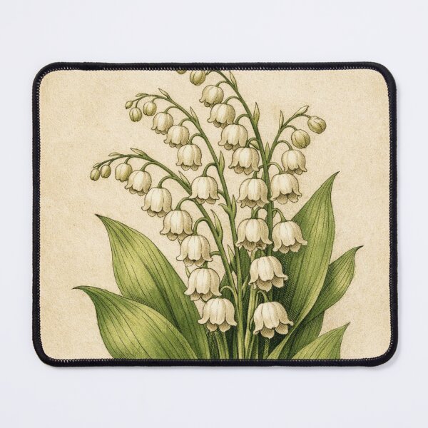 Item preview, Vintage Lily of the Valley Botanical Print - Antique Floral Wall Art designed and sold by Darlin8888.