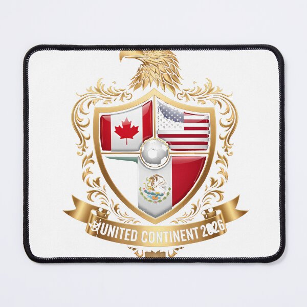 Item preview, Golden Continental Eagle Soccer World Cup Crest 2026 T-Shirt_83050983 designed and sold by kevincuellar.