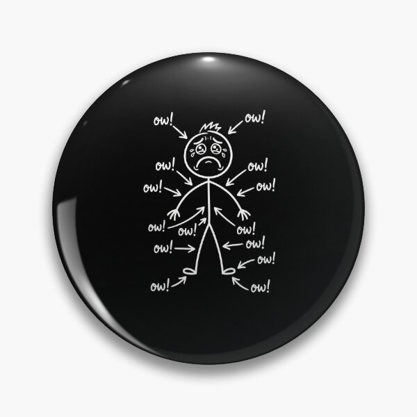 Item preview, Ow! Chronic Pain Invisible Illness Awareness Warrior designed and sold by FormalDehyena.