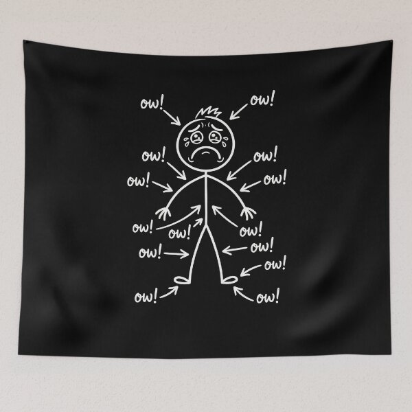Item preview, Ow! Chronic Pain Invisible Illness Awareness Warrior designed and sold by FormalDehyena.