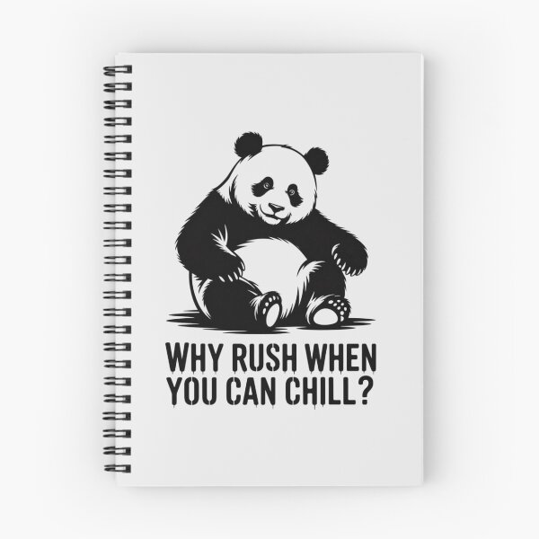 Item preview, Lazy Panda - Why rush when you can chill? designed and sold by 123ks.