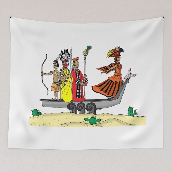 Item preview, Kyiv Founders Journey – Surreal Desert Heatwave Art designed and sold by MyxaART.