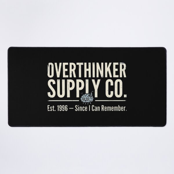Item preview, Overthinker Humor Retro designed and sold by Emamify.