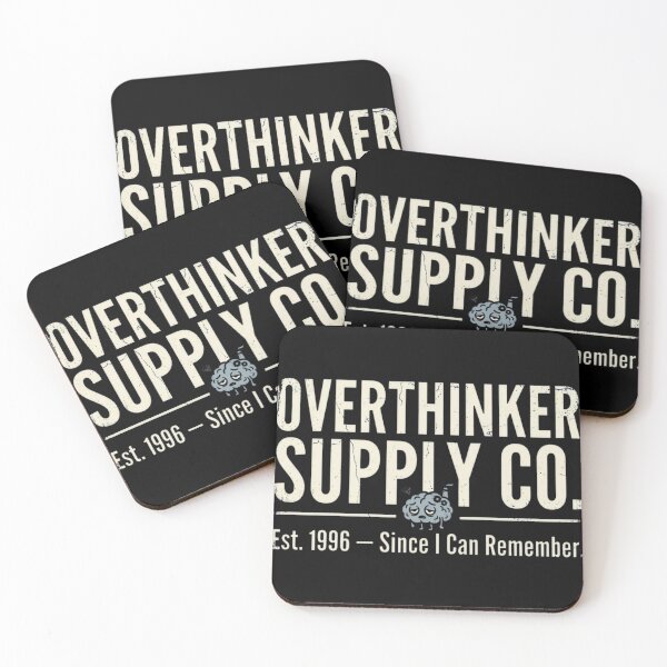 Item preview, Overthinker Humor Retro designed and sold by Emamify.