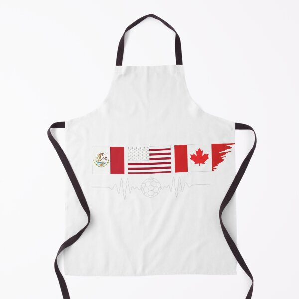 Item preview, North America Soccer Heartbeat Flags 2026 Cup T-Shirt_82794888 designed and sold by kevincuellar.
