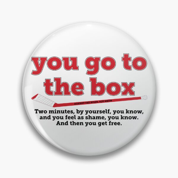 Item preview, You go to the box. You feel shame. In Carolina Hurricanes colors. designed and sold by Hattrixz.