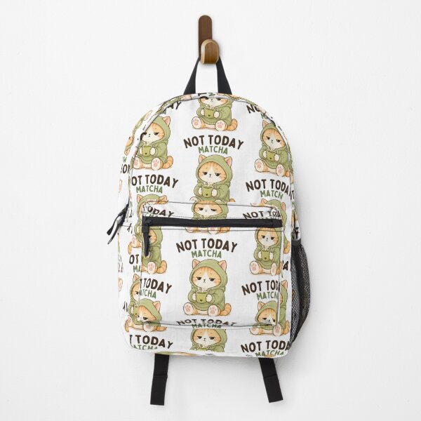 Item preview, Not Today Matcha Cat | Cute Kawaii Aesthetic | Low Energy Mood Design designed and sold by The Mood Index.