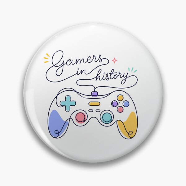 Item preview, Game Controller - Gamers in history Typography designed and sold by Newthingzy.