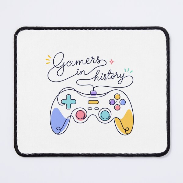 Item preview, Game Controller - Gamers in history Typography designed and sold by Newthingzy.