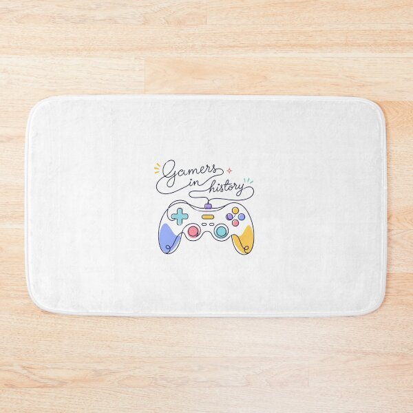 Item preview, Game Controller - Gamers in history Typography designed and sold by Newthingzy.