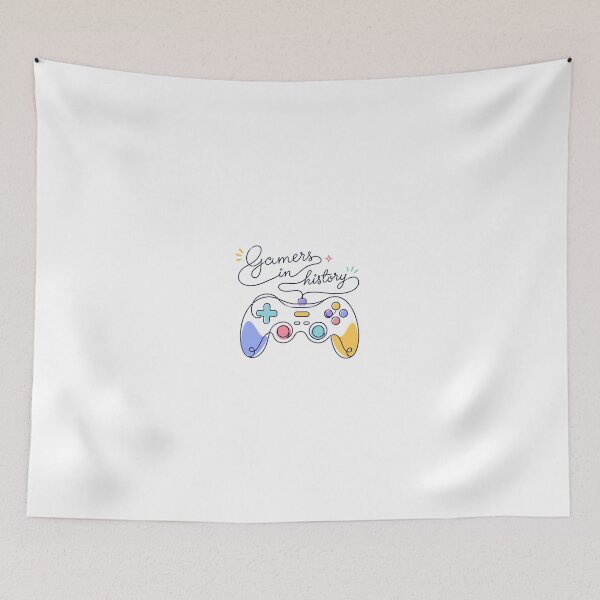Item preview, Game Controller - Gamers in history Typography designed and sold by Newthingzy.