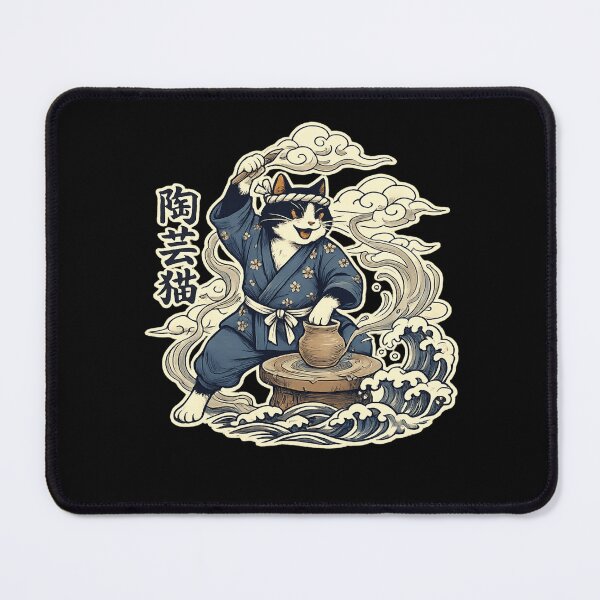 Item preview, Vintage Japanese Pottery Master Cat Art designed and sold by Studio Umbra.