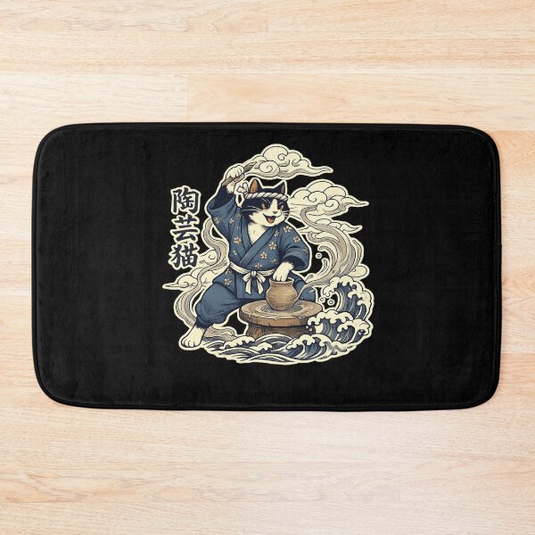 Item preview, Vintage Japanese Pottery Master Cat Art designed and sold by Studio Umbra.