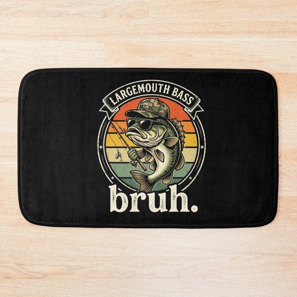 Item preview, Largemouth Bass Bruh Winner Club Fishing Angler Humor designed and sold by FormalDehyena.