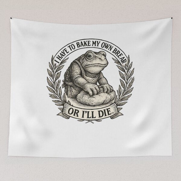 Item preview, Toad Baker Bread Or Die designed and sold by SiarheiYur.