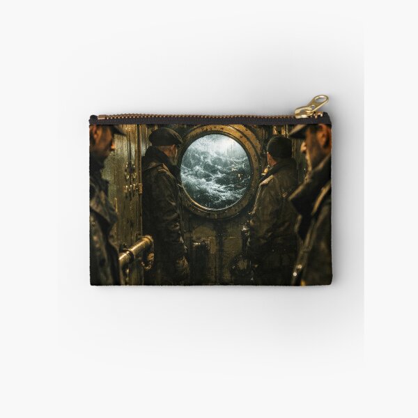 Item preview,  Submarine Interior Porthole Stormy Sea War Film Poster designed and sold by Cine8.
