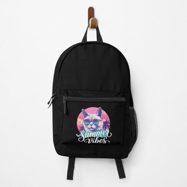 Item preview, Cool Cat Summer Vibes Retro Sunset designed and sold by trendnest_shop.