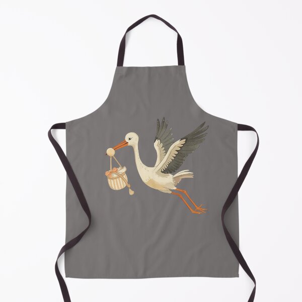 Item preview, Large stork carrying its basket designed and sold by Art70shop.