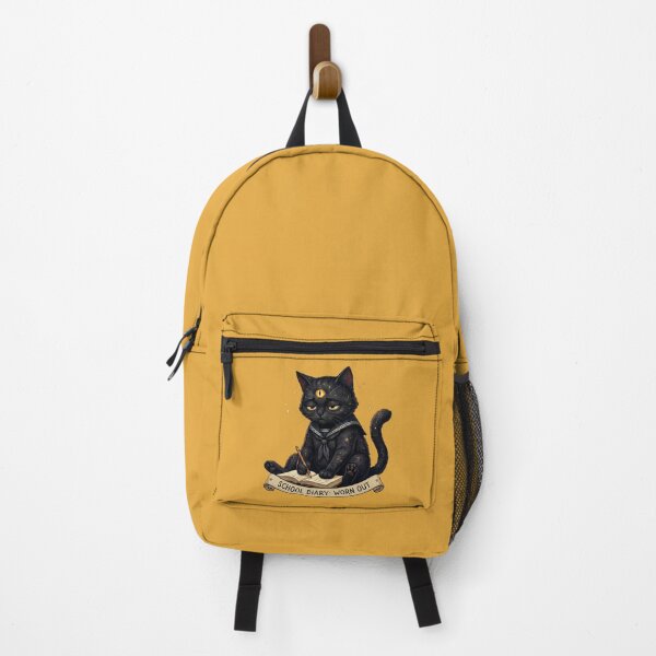Item preview, Tired Three-Eyed Galaxy Cat - School Diary Worn Out designed and sold by TatyanaArt.