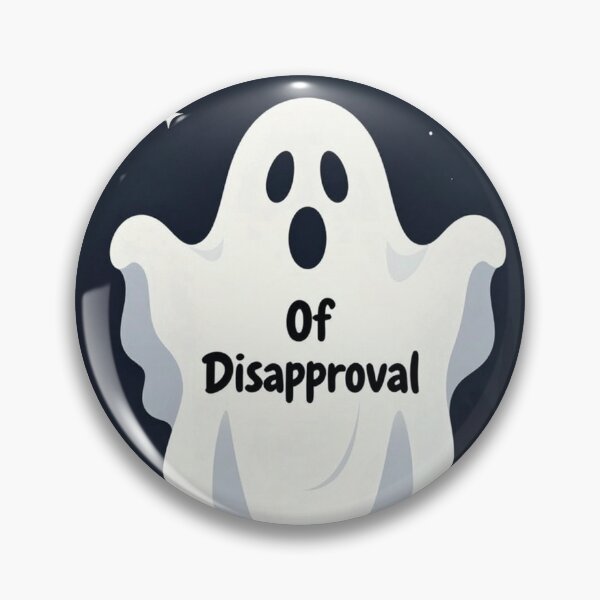 Item preview, Ghost of Disapproval at Night – Funny Sarcastic Spooky Ghost Design designed and sold by MerlinWear.