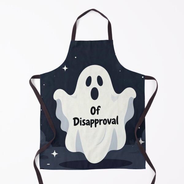 Item preview, Ghost of Disapproval at Night – Funny Sarcastic Spooky Ghost Design designed and sold by MerlinWear.