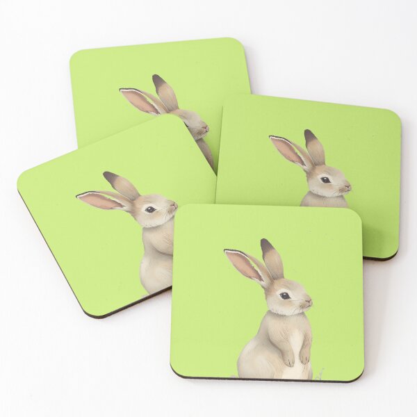 Item preview, Large rabbit standing on its two hind legs designed and sold by Art70shop.