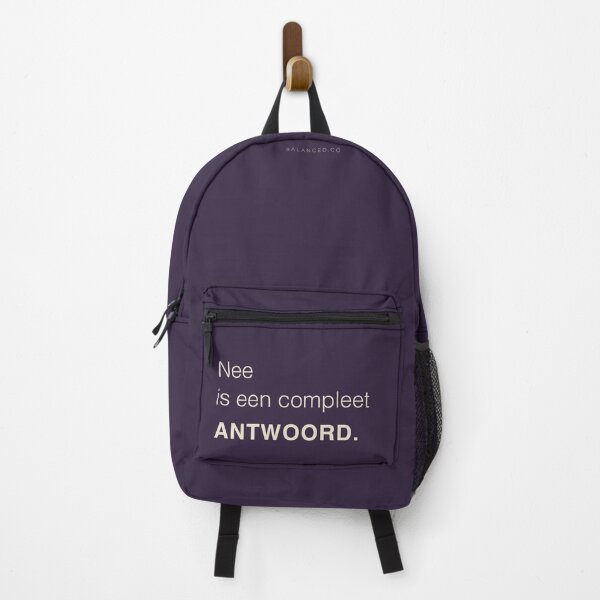Item preview, Nee is een compleet antwoord — Dutch boundaries quote print designed and sold by BalancedCoNL.