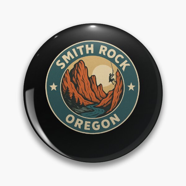 Item preview, Smith Rock Oregon Climber Emblem designed and sold by SiarheiYur.